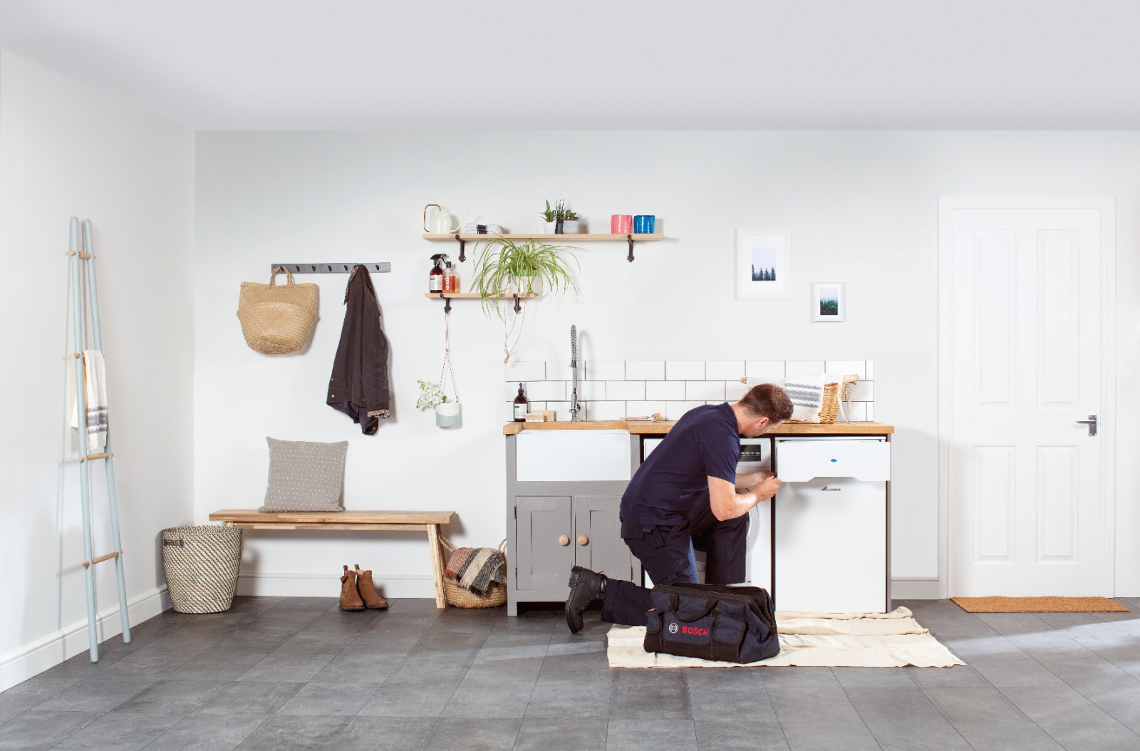 Professional boiler installation